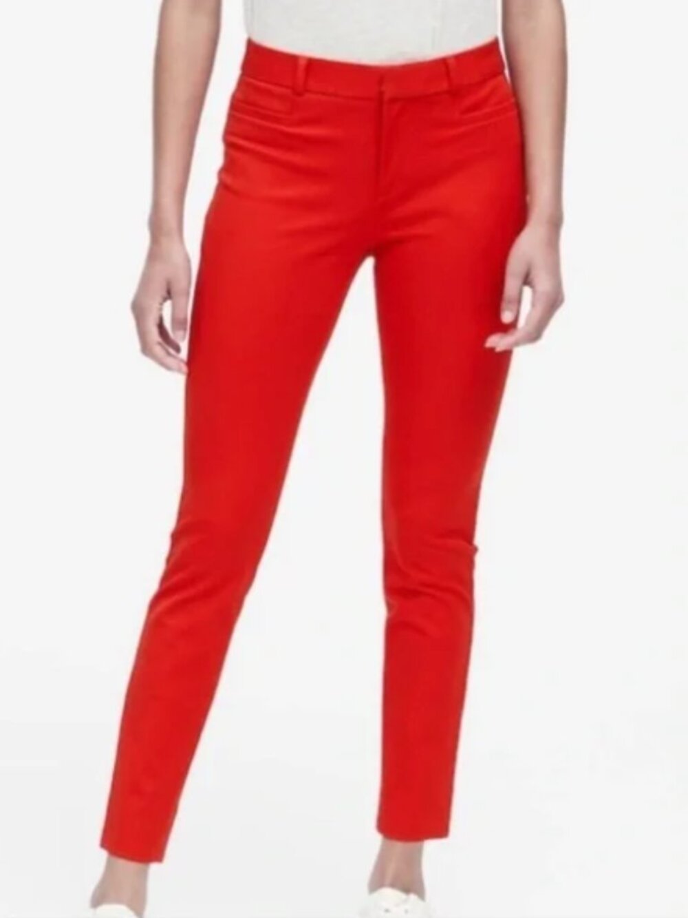 Banana Republic Ankle Pants - Bright Red - 0P